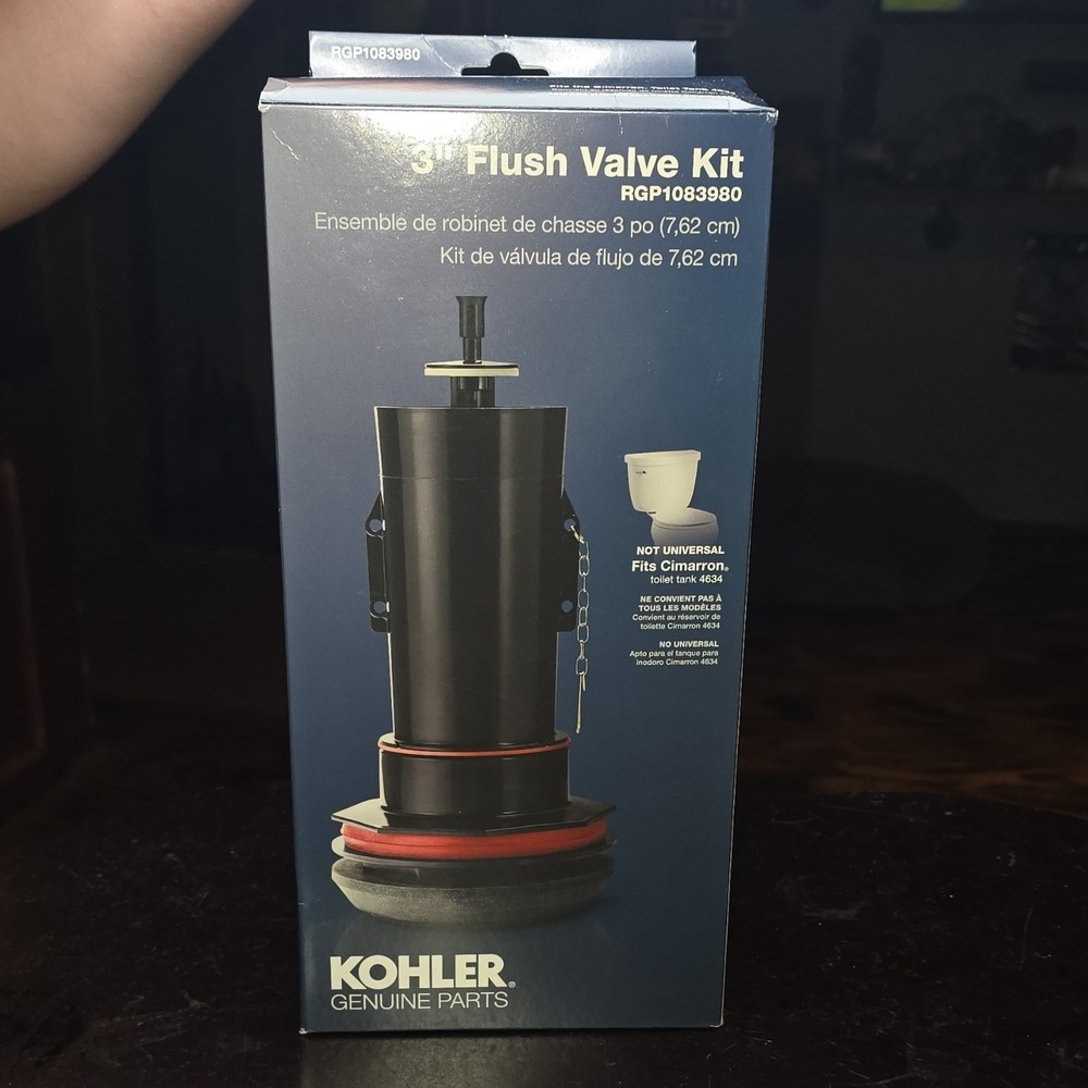 Kohler 3"‎ Flush Valve Kit RGP1083980 for Cimarron Toilet Tank 4634